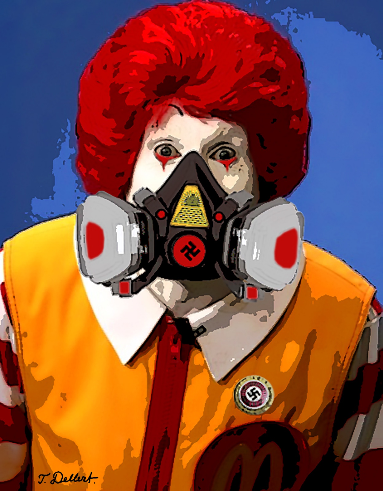 RONALD  Mc Donald  in Mask FINAL 